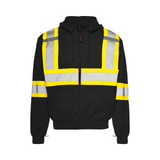 TH3 - Traffic Hoodie w/ Detachable Hood, 4″ Refl. Tape