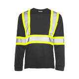 TT4 - Long Sleeve Cotton Traffic T-Shirt, 4″ Refl. Tape