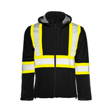 TJ2 - Soft Shell Jacket w/ Detachable Hood, 4″ Refl. Tape