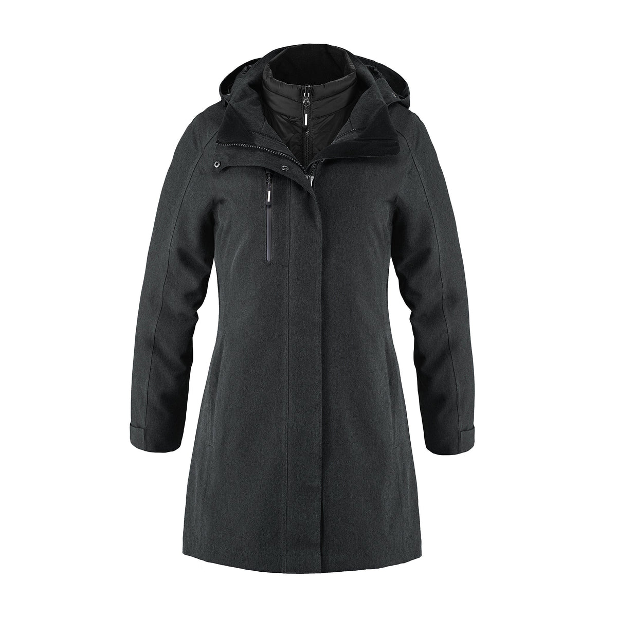 Heritage 54 - Apex Ladies 3 in 1 Jacket - Charcoal