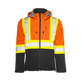 TJ2 - Soft Shell Jacket w/ Detachable Hood, 4″ Refl. Tape