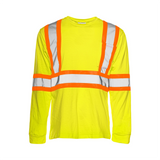 TT4 - Long Sleeve Cotton Traffic T-Shirt, 4″ Refl. Tape