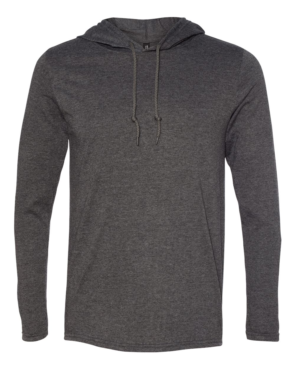 Gildan - Softstyle® Lightweight Hooded Long Sleeve T-Shirt - Dark Heather/ Dark Grey