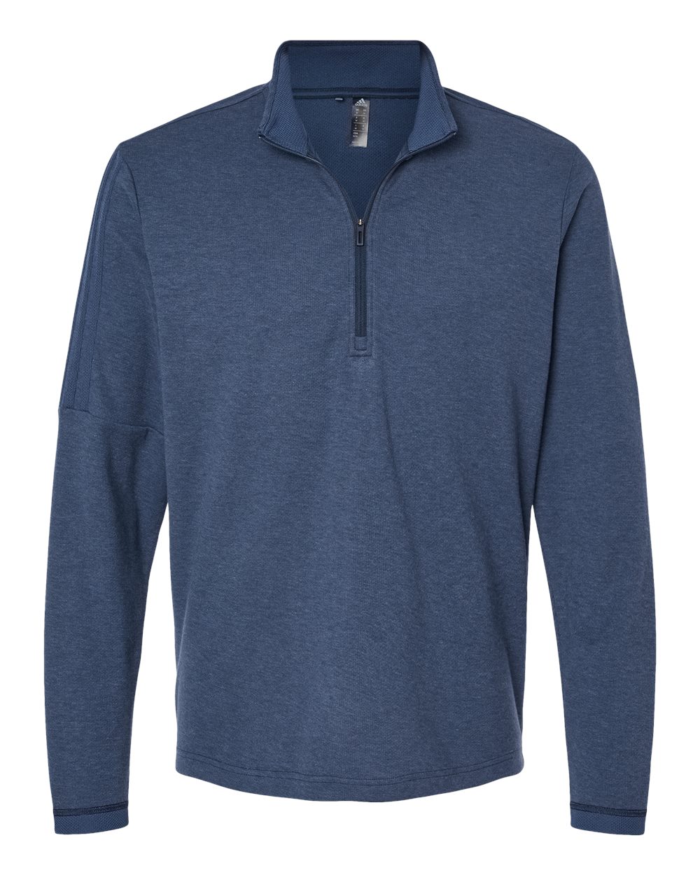 Adidas - 3-Stripes Quarter-Zip Sweater Pullover - Collegiate Navy Melange