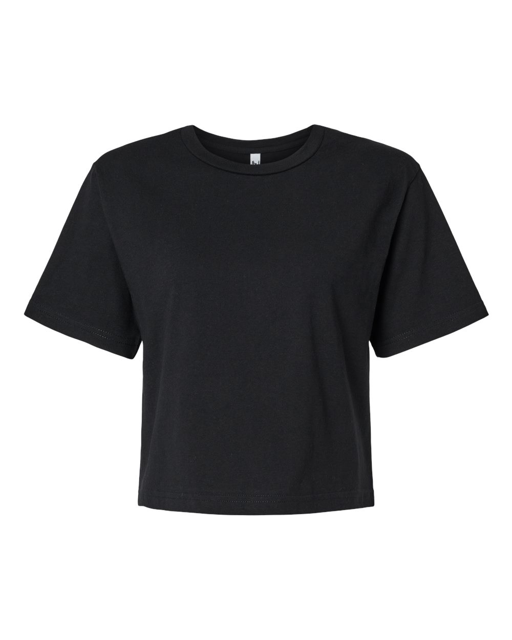 American Apparel - Women's Fine Jersey Mid-Length Boxy Tee - Black