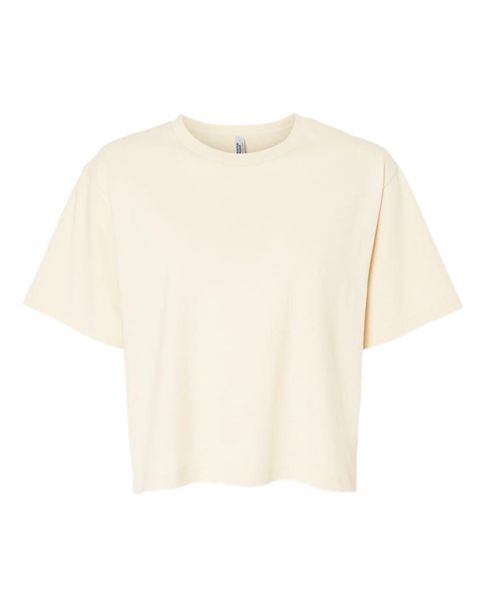 American Apparel - Women's Fine Jersey Mid-Length Boxy Tee - Creme