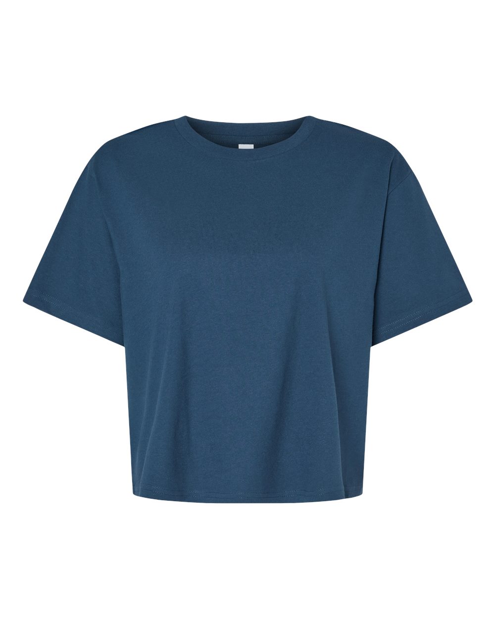 American Apparel - Women's Fine Jersey Mid-Length Boxy Tee - Sea Blue