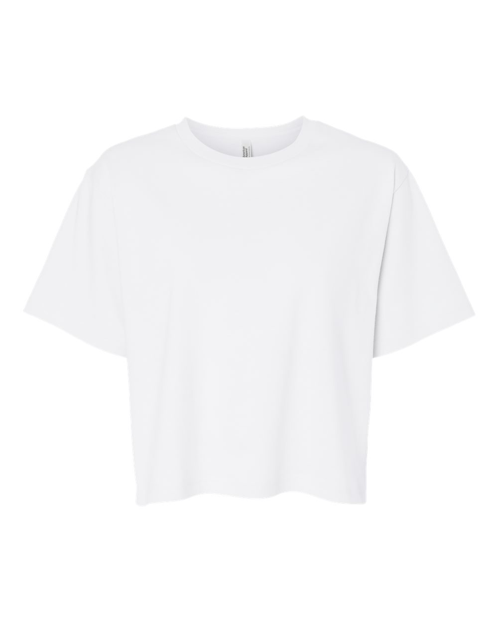 American Apparel - Women's Fine Jersey Mid-Length Boxy Tee - White