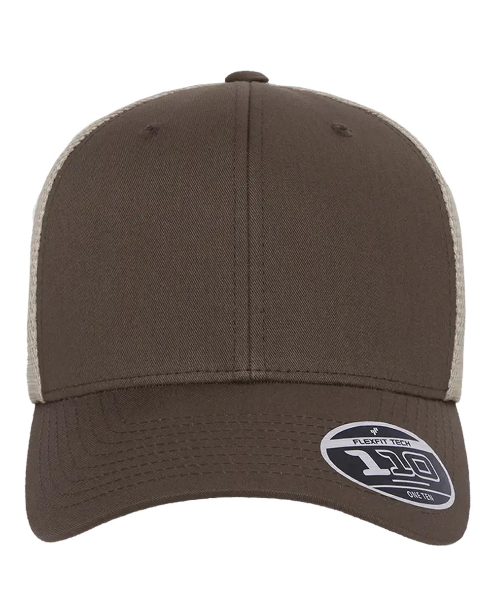 Flexfit - 110® Mesh-Back Cap - Brown/ Khaki