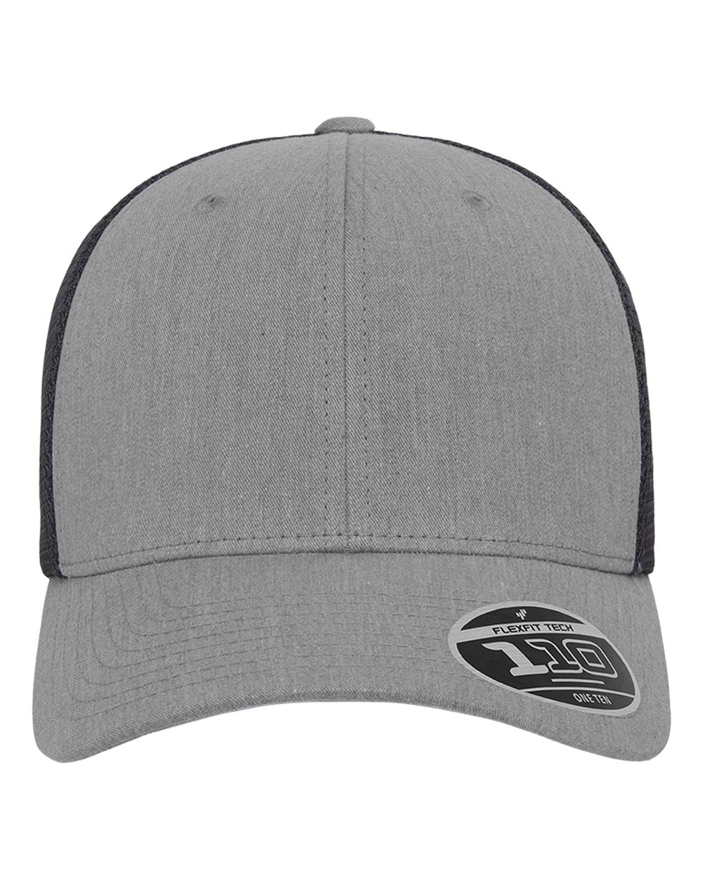 Flexfit - 110® Mesh-Back Cap - Heather Grey/ Black