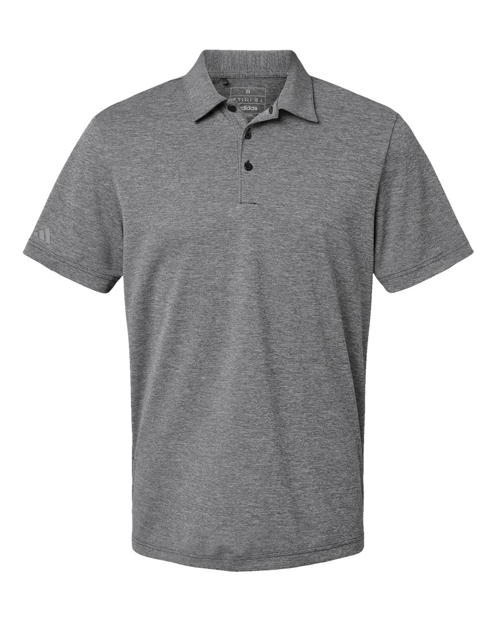 Adidas - Heathered Polo - Black Melange