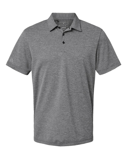 Adidas - Heathered Polo - Black Melange