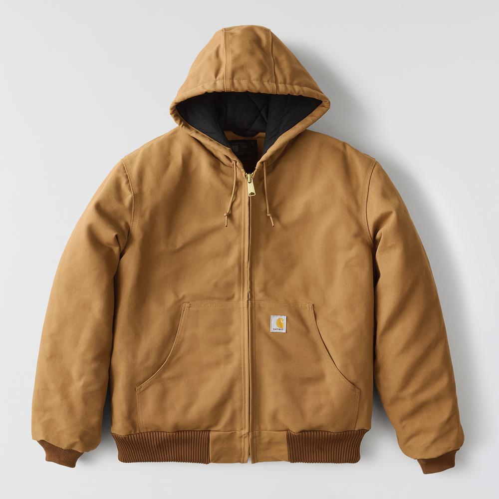 Carhartt Loose Fit Firm Duck Active Jacket - Carhartt Brown