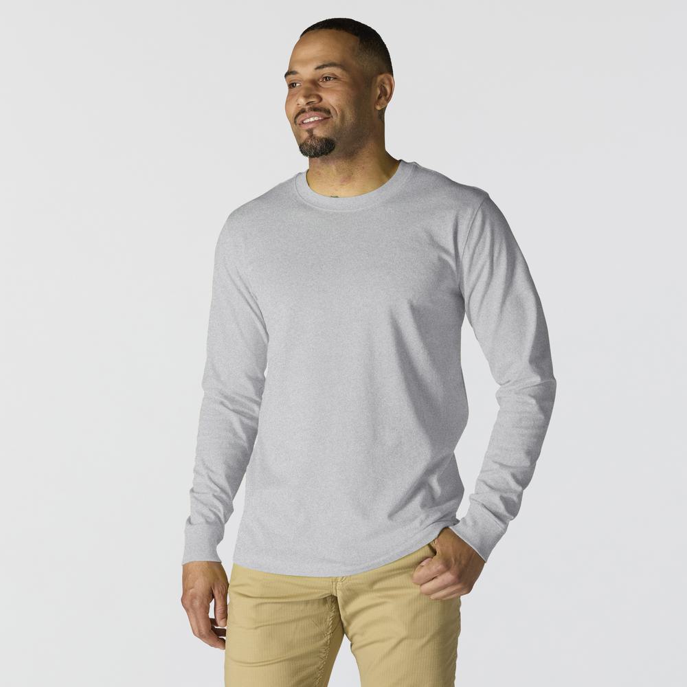 Carhartt Relaxed Fit Lightweight LS T-Shirt - Heather Gray