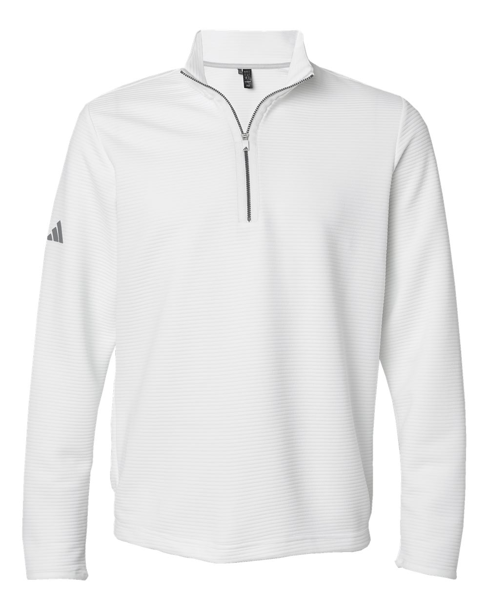 Adidas - Spacer Quarter-Zip Pullover - Core White