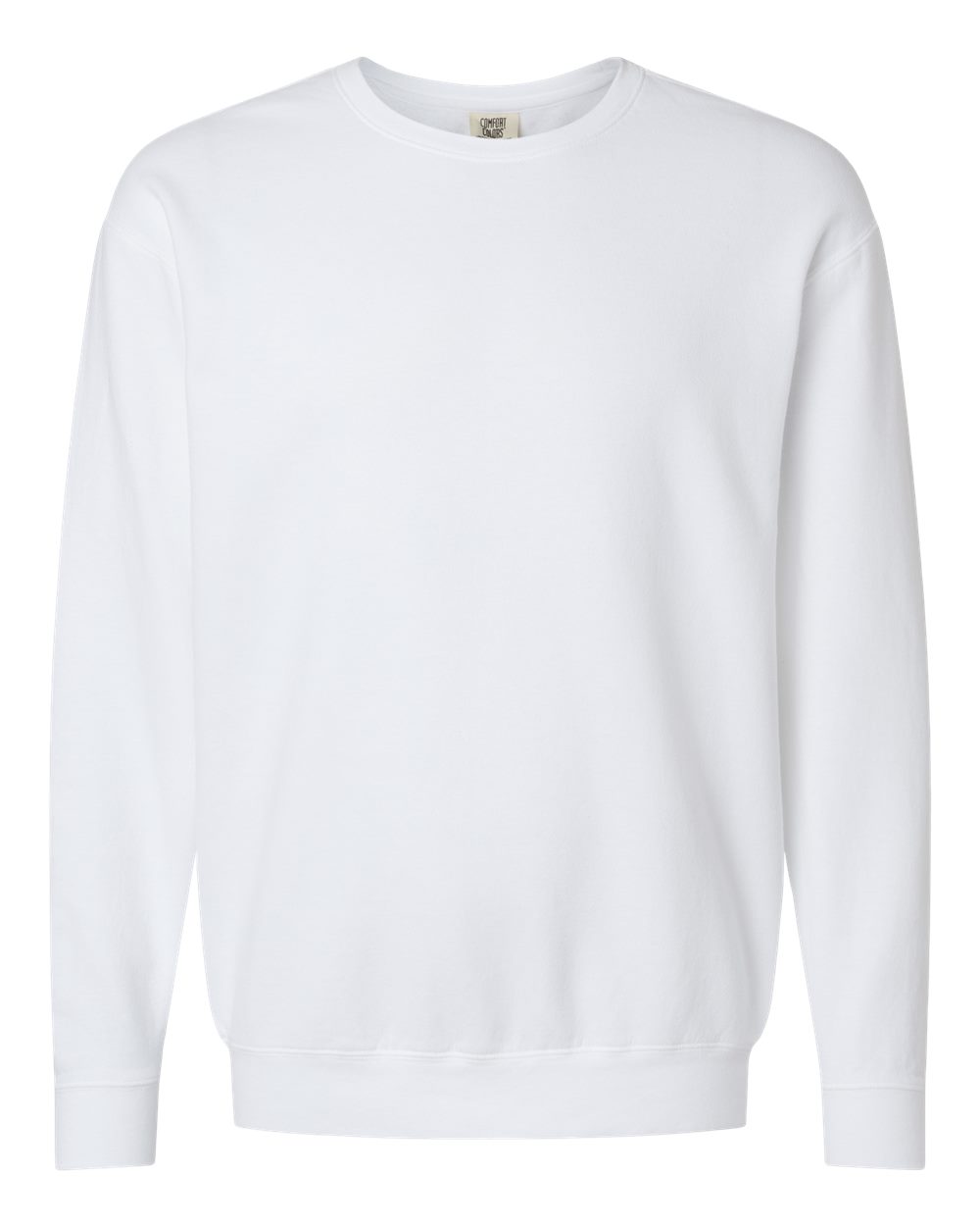 Comfort Colors - Garment-Dyed Lightweight Fleece Crewneck Sweatshirt - White