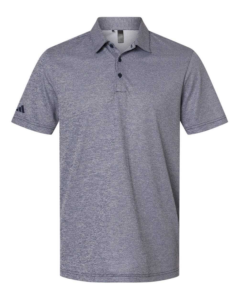 Adidas - Space Dyed Polo - Collegiate Navy Melange
