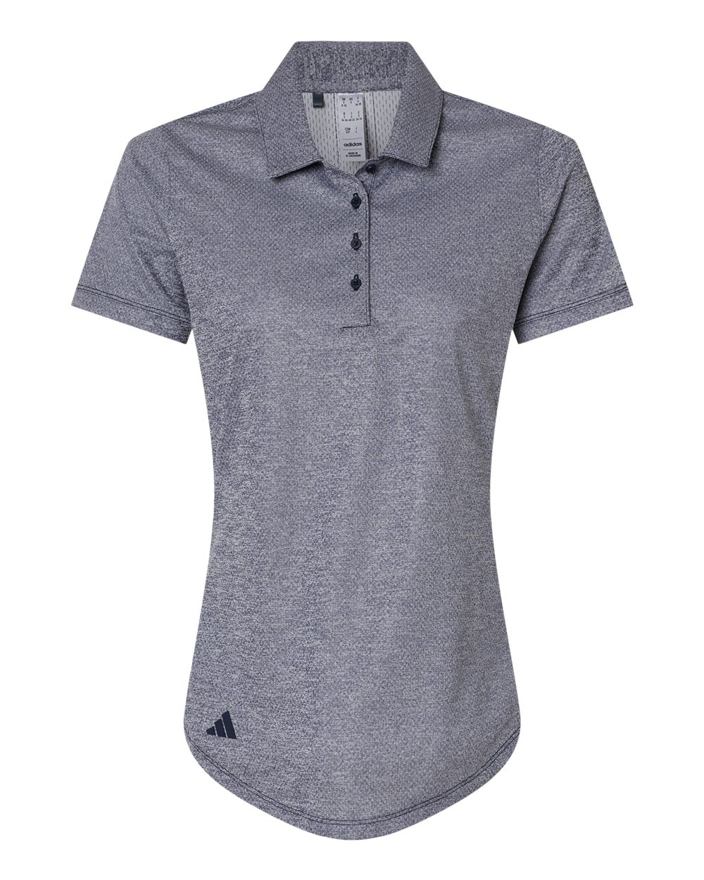Adidas - Women's Space Dyed Polo - Collegiate Navy Melange