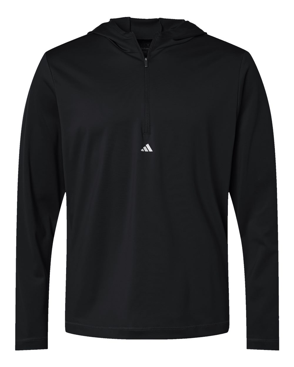 Adidas - Lightweight Quarter-Zip Hooded Pullover - Black