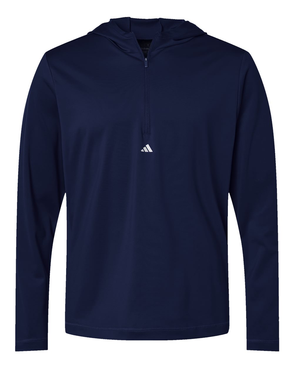 Adidas - Lightweight Quarter-Zip Hooded Pullover - Collegiate Navy