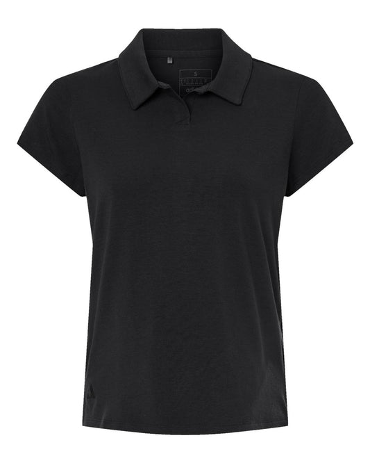 Adidas - Women's Blended Polo - Solid Black