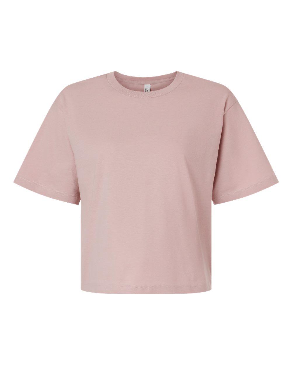 American Apparel - Women's Fine Jersey Mid-Length Boxy Tee - Blush