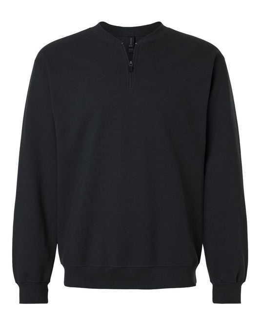 Gildan - Softstyle® Midweight Quarter-Zip Sweatshirt - Black