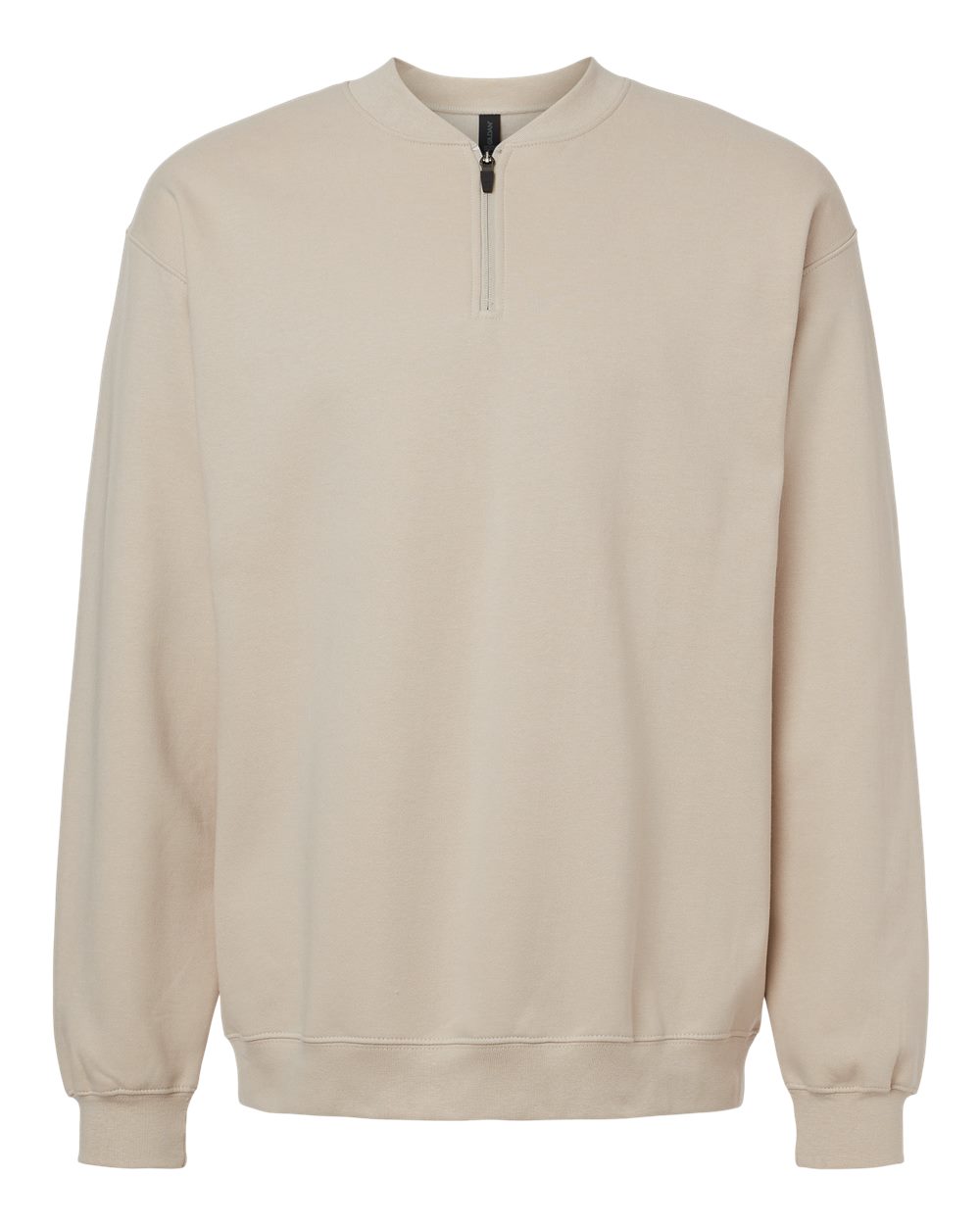 Gildan - Softstyle® Midweight Quarter-Zip Sweatshirt - Sand