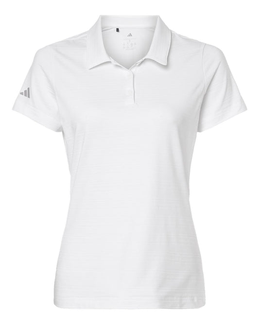 Adidas - Women's Textured Stripe Polo - White