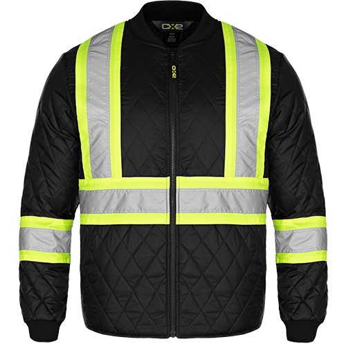 CX2 Hi-Vis - Patch Hi Vis Quilted Jacket - Black