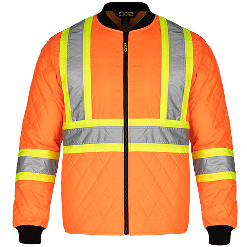 CX2 Hi-Vis - Patch Hi Vis Quilted Jacket - Hi-Vis Orange