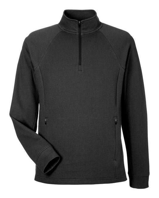 North End - Rhythm Waffle Quarter-Zip Pullover - Black