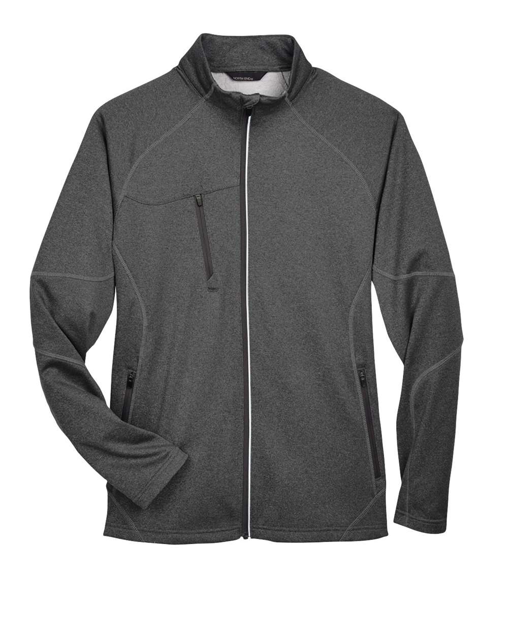 North End - Gravity Performance Fleece Jacket - Carbon Heather