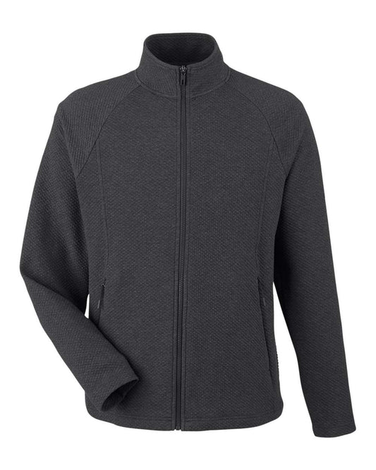 North End - Spirit Textured Full-Zip - Black Heather