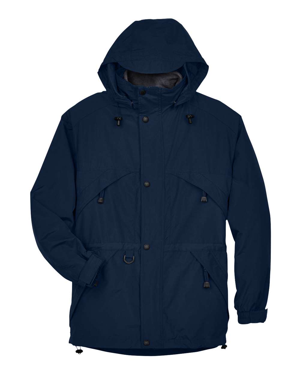 North End - 3-in-1 Parka with Dobby Trim - Midnight Navy