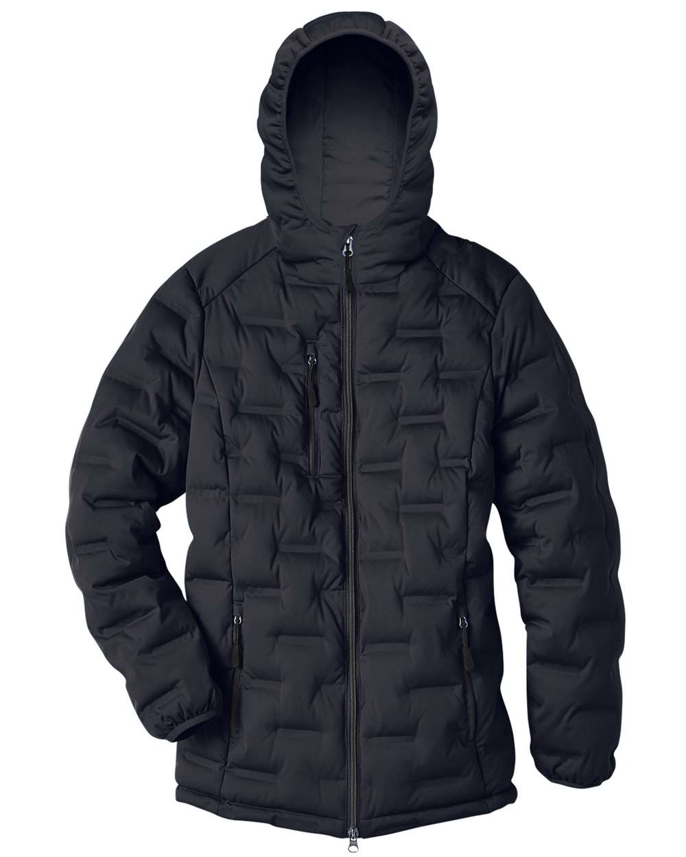 North End - Women’s UTK SubDown Loft Puffer Jacket - Black/ Carbon