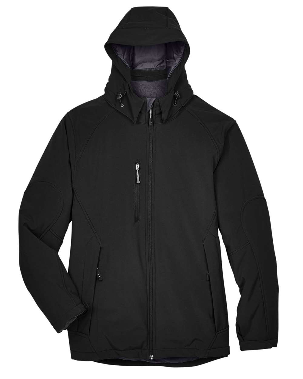 North End - Glacier Insulated Three-Layer Softshell with Detachable Hood - Black