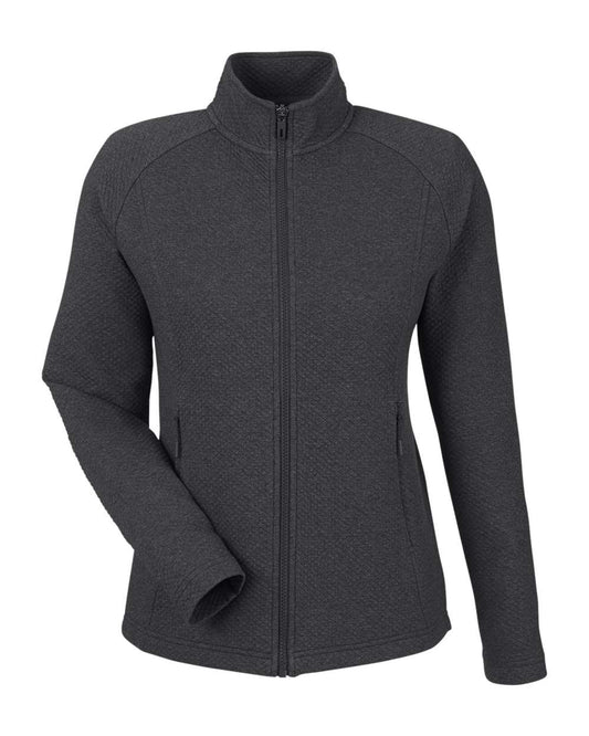 North End - Women’s Spirit Textured Full-Zip - Black Heather