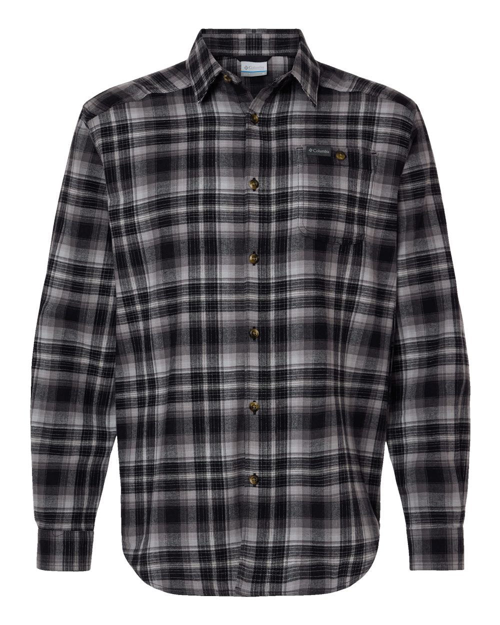 Columbia - Cornell Woods™ Flannel Shirt - Black Backland Tartan