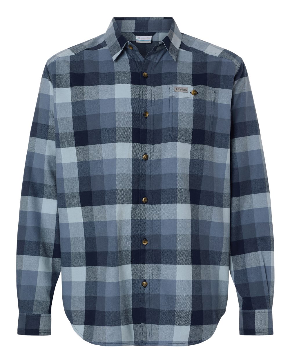 Columbia - Cornell Woods™ Flannel Shirt - Collegiate Navy Multi Buffalo Check