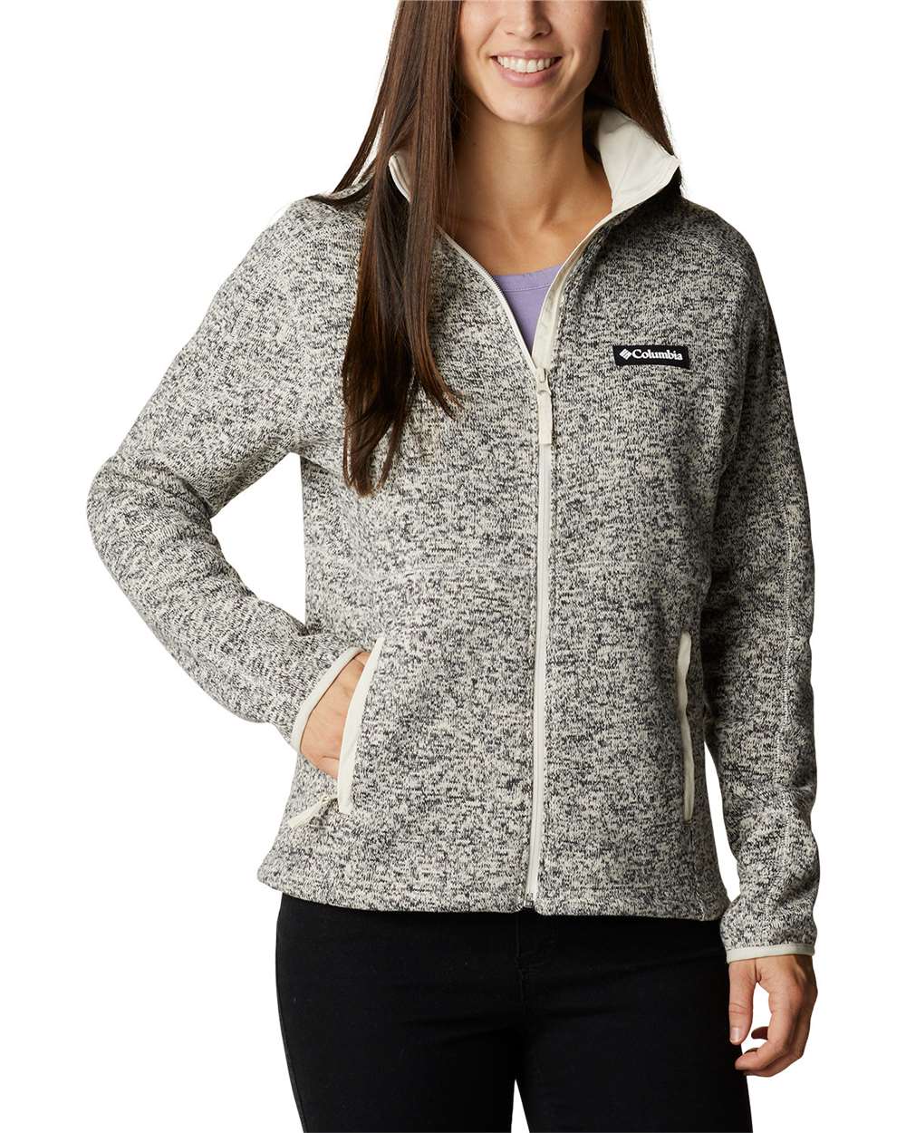 Columbia - Women’s Sweater Weather™ II Full-Zip Jacket - Chalk Heather