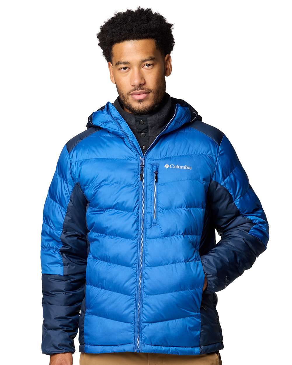 Columbia - Labyrinth Loop™ II Hooded Jacket - Mountain Blue/ Collegiate Navy