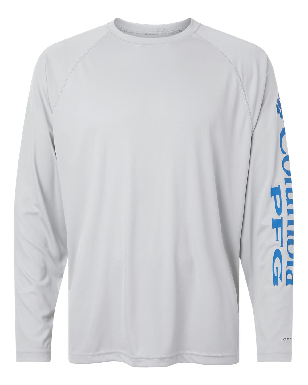 Columbia - PFG Terminal Tackle™ Long Sleeve T-Shirt - Cool Grey/ Vivid Blue