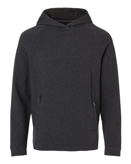 North End - Spirit Textured Hooded Pullover - Black Heather