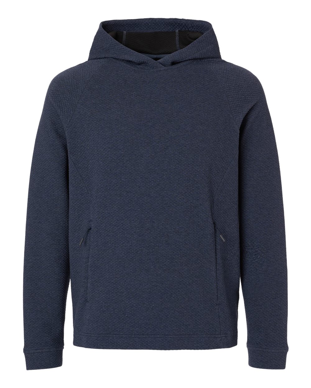 North End - Spirit Textured Hooded Pullover - Classic Navy Heather
