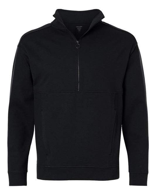 North End - Mantra Half-Zip Ottoman Pullover - Black