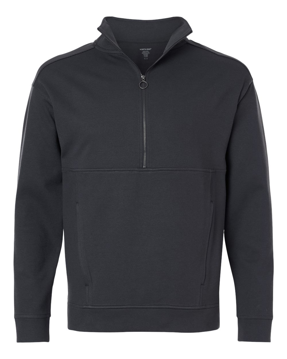 North End - Mantra Half-Zip Ottoman Pullover - Carbon