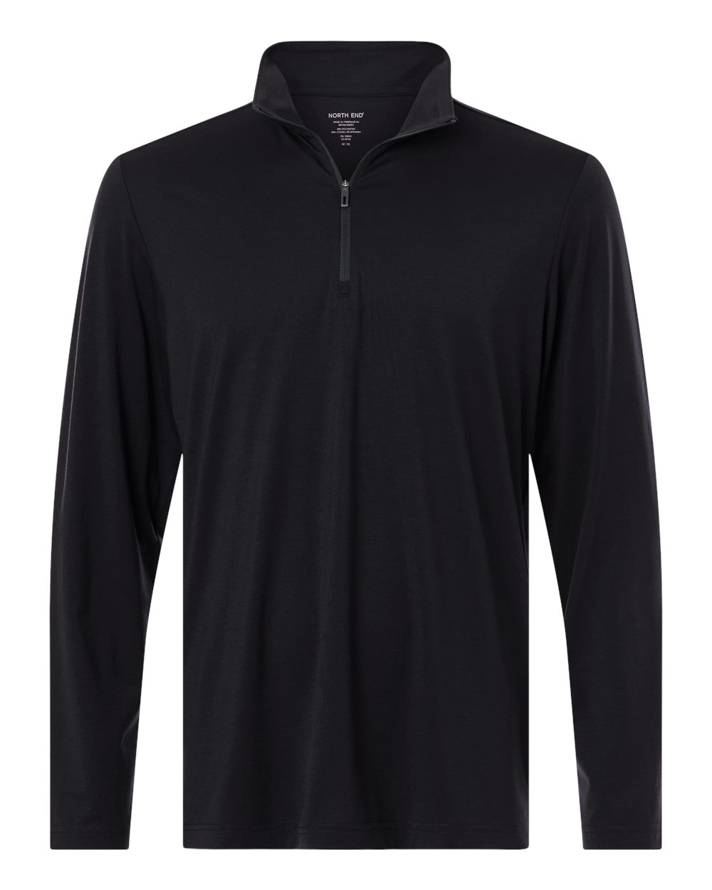 North End - JAQ Stretch Performance Quarter-Zip - Black/ Carbon