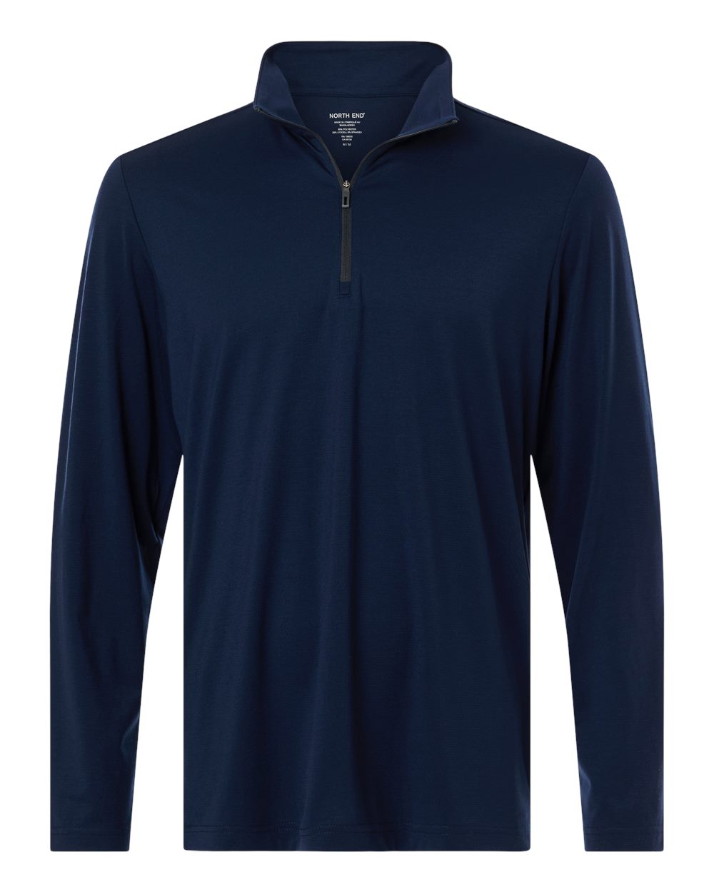 North End - JAQ Stretch Performance Quarter-Zip - Classic Navy/ Carbon