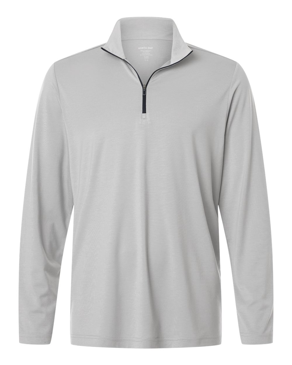 North End - JAQ Stretch Performance Quarter-Zip - Platinum/ Carbon